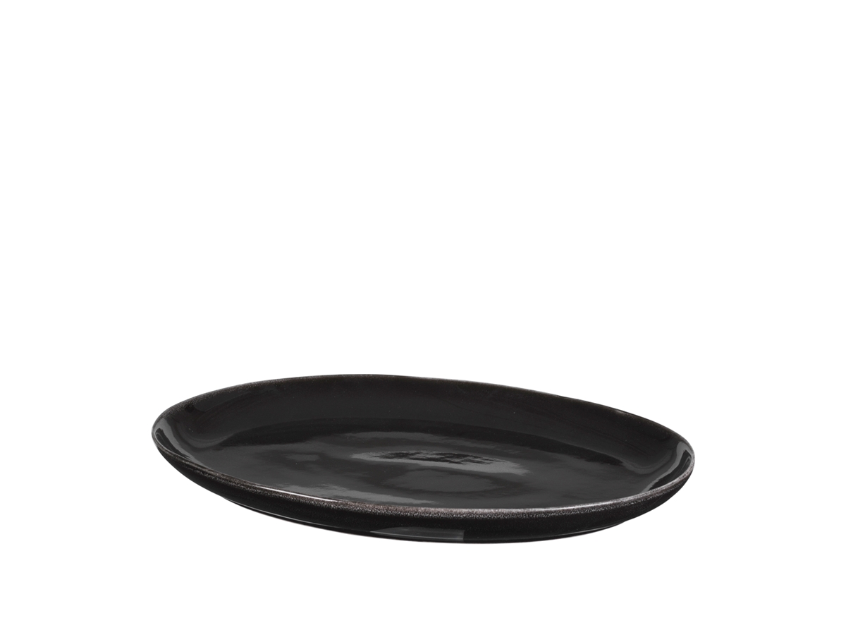 Nordic Coal Plate oval