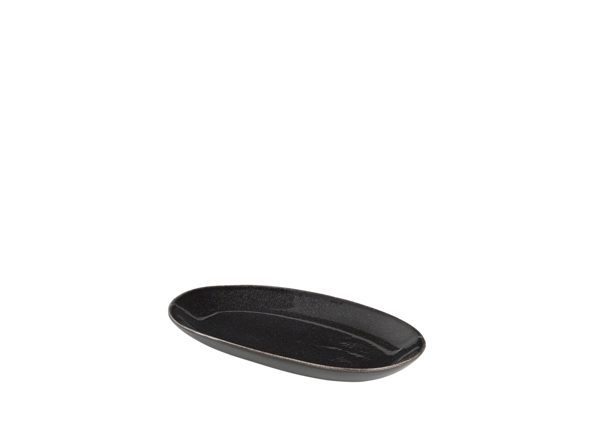 Nordic Coal Plate oval