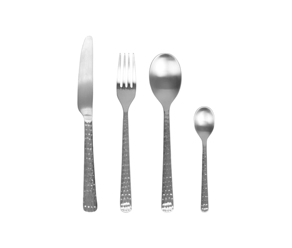 Hune hammered Cutlery