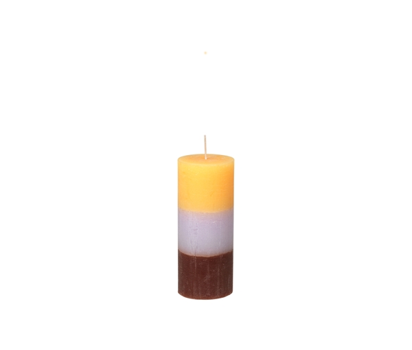 Rainbow Pillar candle