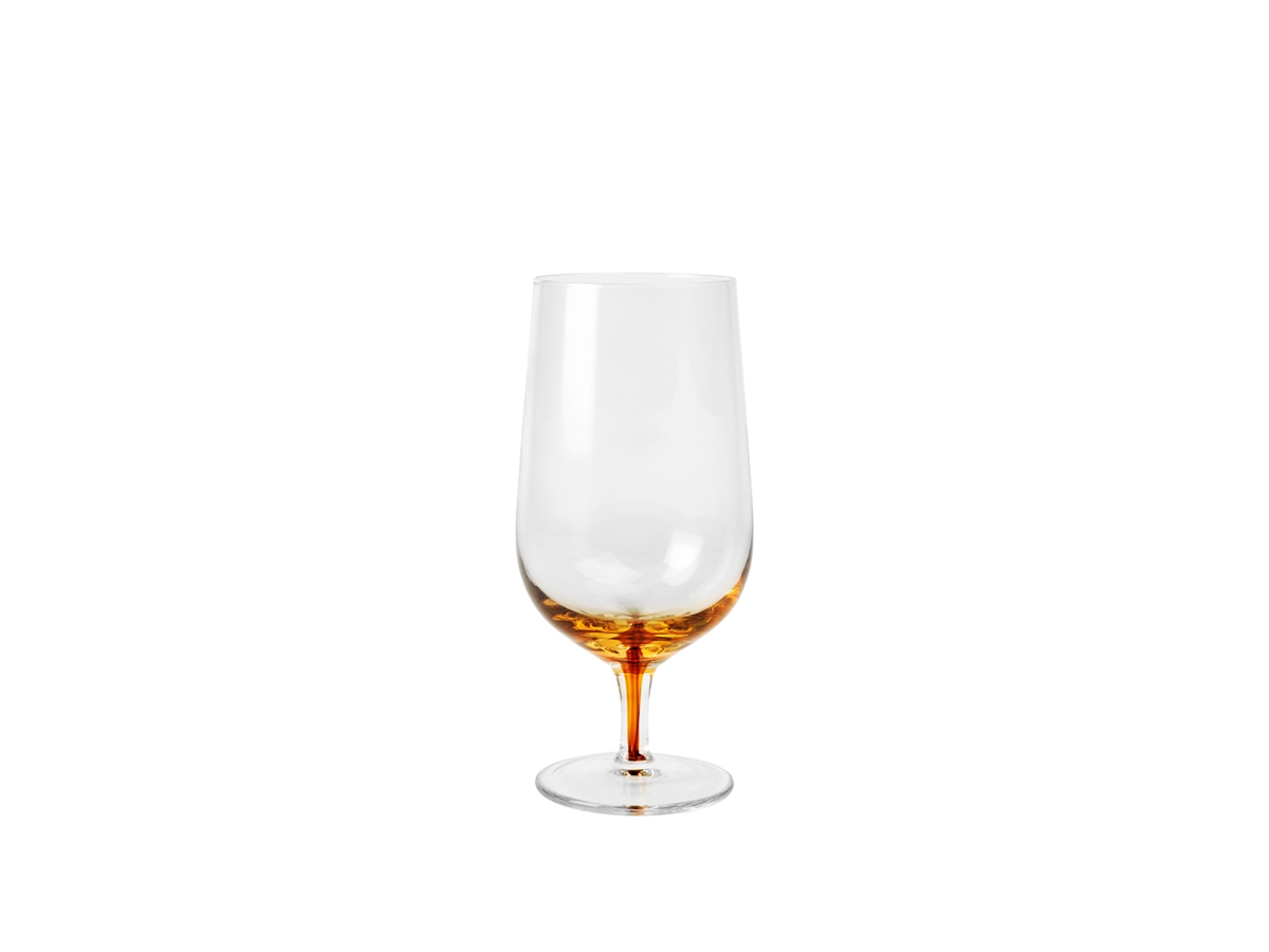 Amber Beer Glass