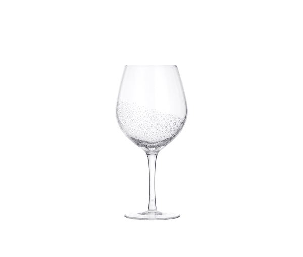 Bubble Rotweinglas