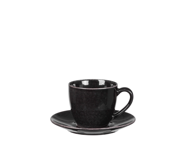 Nordic Coal Cup with saucer