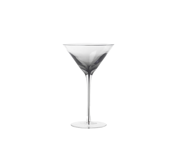 Smoke Martini glass