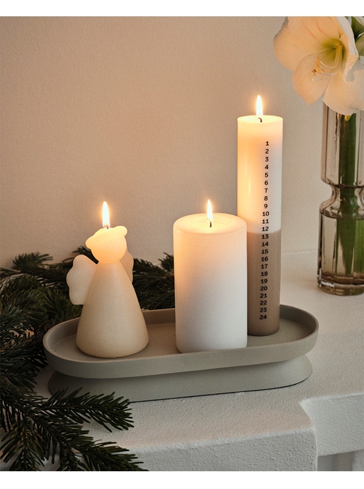 Christmas Candles & Candle Holders