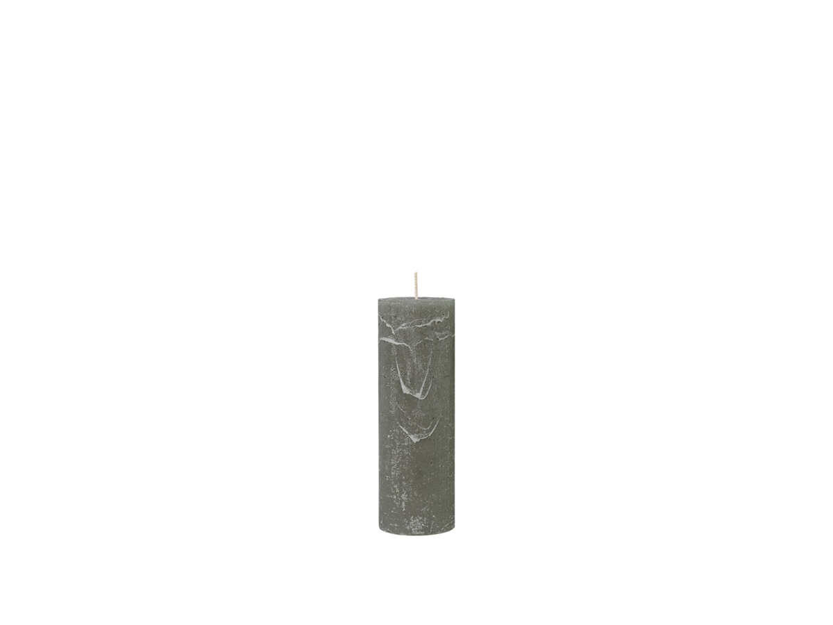 Rustic Pillar Candle