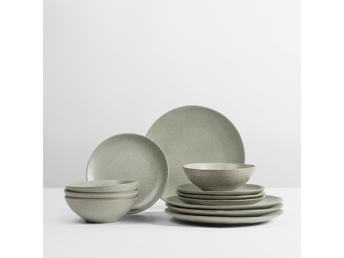 Nordic Marsh Dinner Set for Four