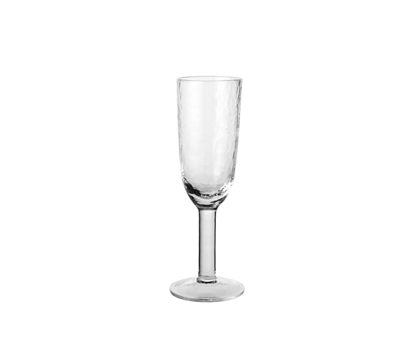 Hammered Champagnerglas